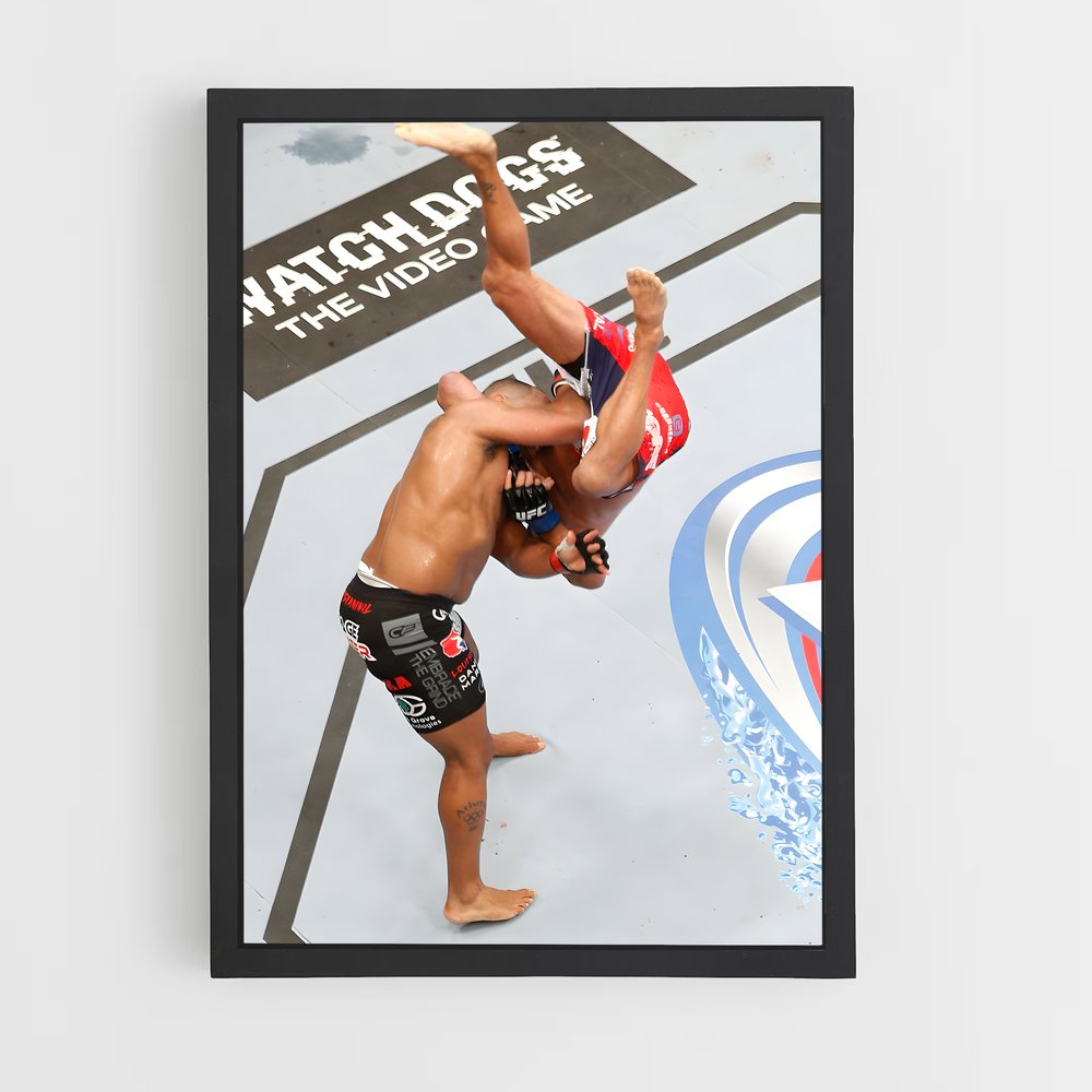 Poster Dan de henderson – affiche MMA (vue 2)
